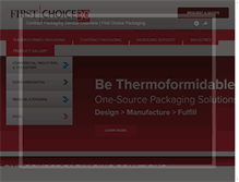 Tablet Screenshot of firstchoicepackaging.com